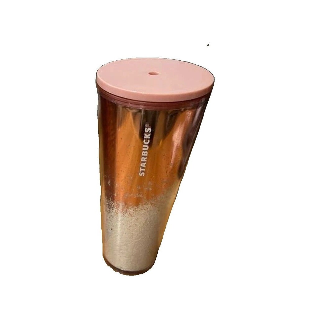 Starbucks 2019 Holiday Cascading Snow Mirror Glitter Tumbler